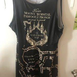 Harry Potter Tank Top Skater Dress